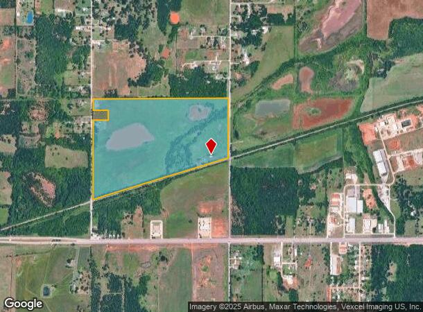 2900 N Mcdonald Rd, Choctaw, OK Parcel Map