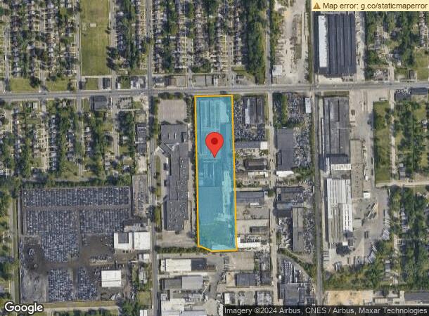  14451 W Chicago St, Detroit, MI Parcel Map