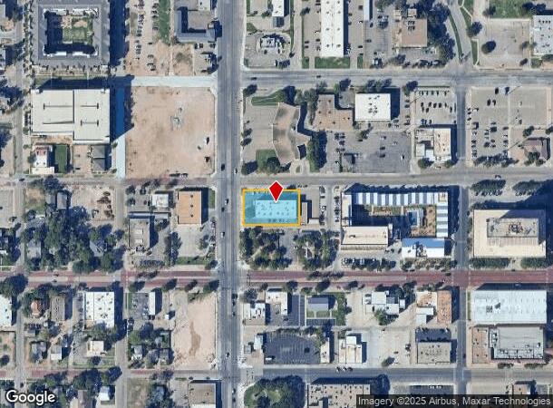  1655 Main St, Lubbock, TX Parcel Map