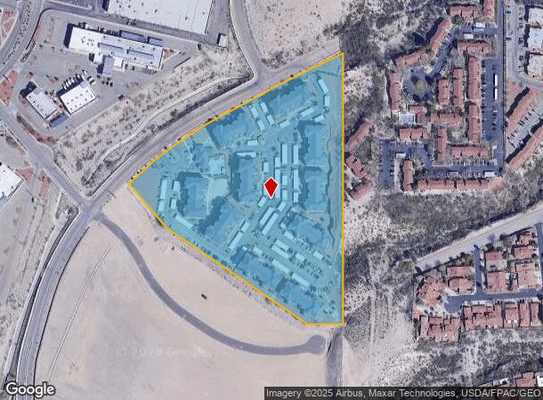  200 Desert Pass St, El Paso, TX Parcel Map