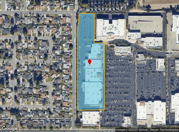 1307 E Gladstone St, Glendora, CA Parcel Map
