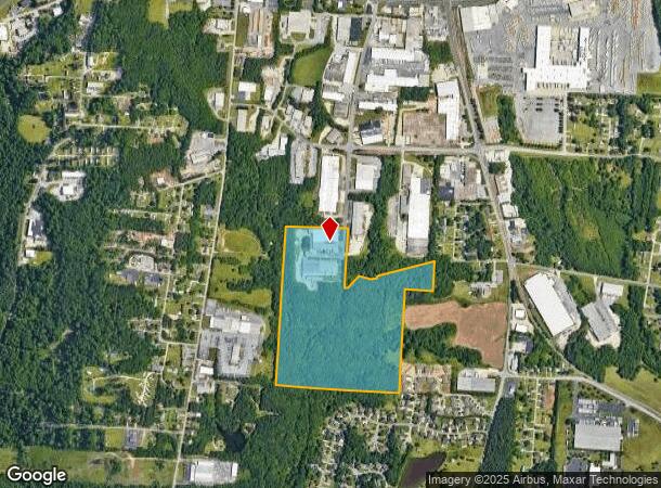 2402 Shore St, High Point, NC Parcel Map