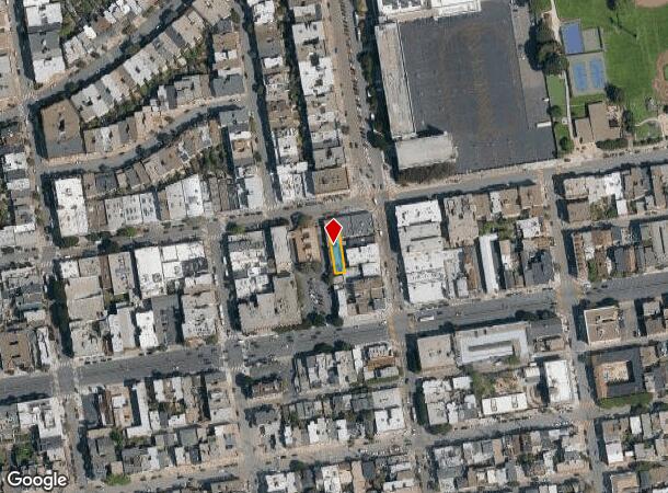  2031 Chestnut St, San Francisco, CA Parcel Map