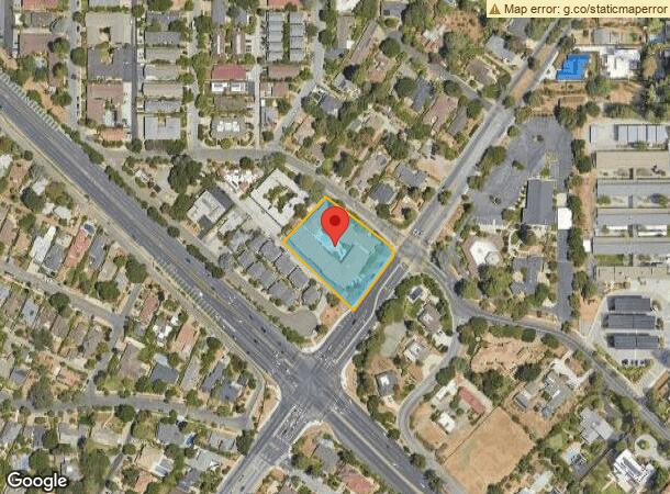  666 S El Monte Ave, Los Altos, CA Parcel Map