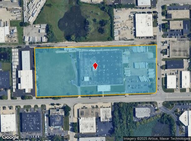 1350 W Fullerton Ave, Addison, IL Parcel Map