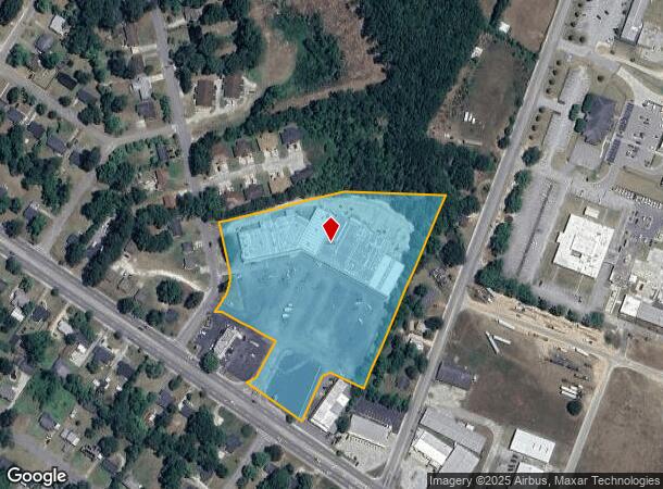  1030-1072 Chestnut St, Orangeburg, SC Parcel Map