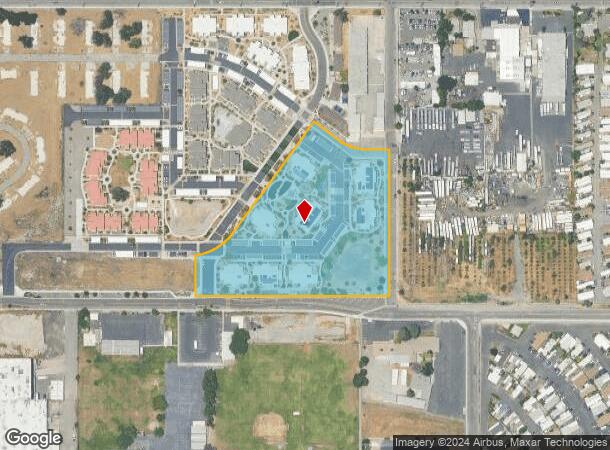  610 E Olive St, San Bernardino, CA Parcel Map