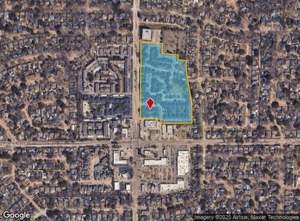 9842 Audelia Rd, Dallas, TX Parcel Map