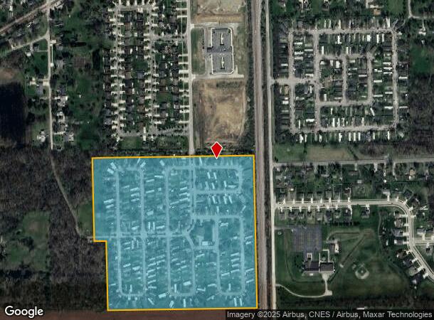 1205 York Blvd, Carleton, MI Parcel Map