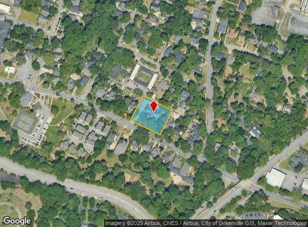  217 E Park Ave, Greenville, SC Parcel Map