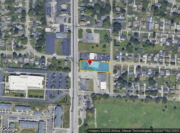 2912 S High St, Columbus, OH Parcel Map