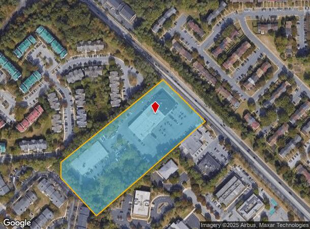 9428 Reisterstown Rd, Owings Mills, MD Parcel Map