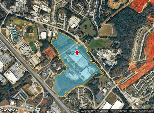 840 Se Main St, Simpsonville, SC Parcel Map