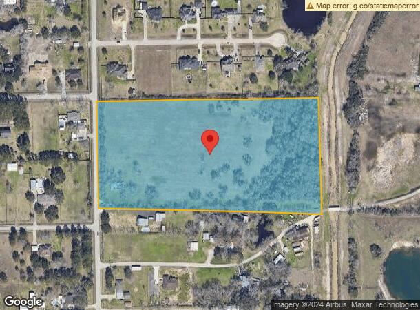  1717 Caroline St, Dickinson, TX Parcel Map