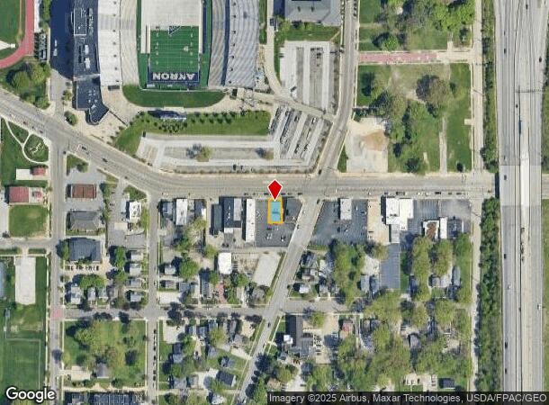  456 E Exchange St, Akron, OH Parcel Map