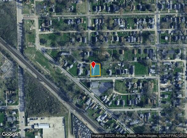 1203 Crystal St, Toledo, OH Parcel Map