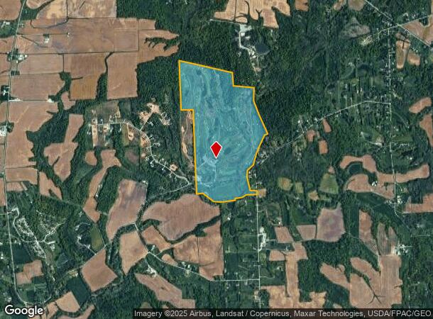 1631 Todds Fork Rd, Wilmington, OH Parcel Map