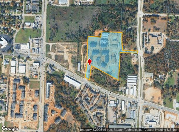  3755 E Mckinney St, Denton, TX Parcel Map