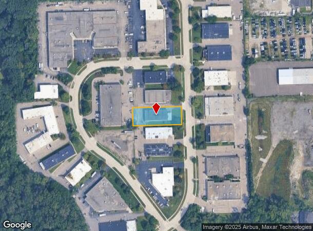  21277 Bridge St, Southfield, MI Parcel Map