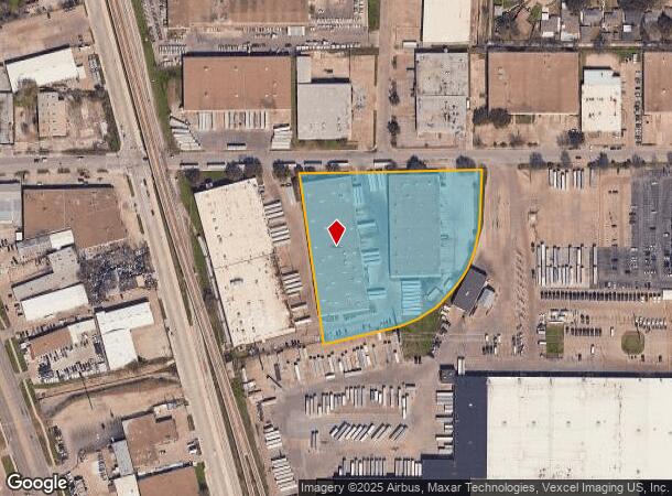 2820 Merrell Rd, Dallas, TX Parcel Map