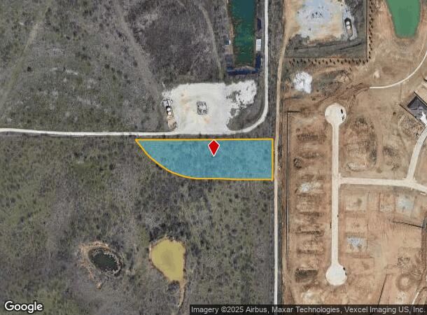 801 Blue Mound Rd E, Haslet, TX Parcel Map