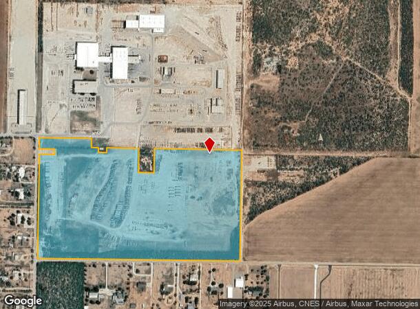 E Gas Plant Rd, San Angelo, TX Parcel Map