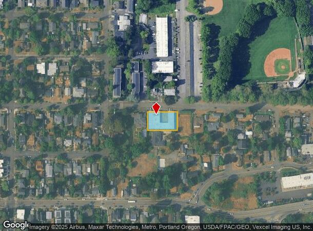  2210 Se Nehalem St, Portland, OR Parcel Map