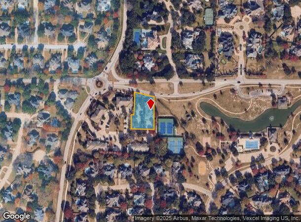 1207 S White Chapel Blvd, Southlake, TX Parcel Map