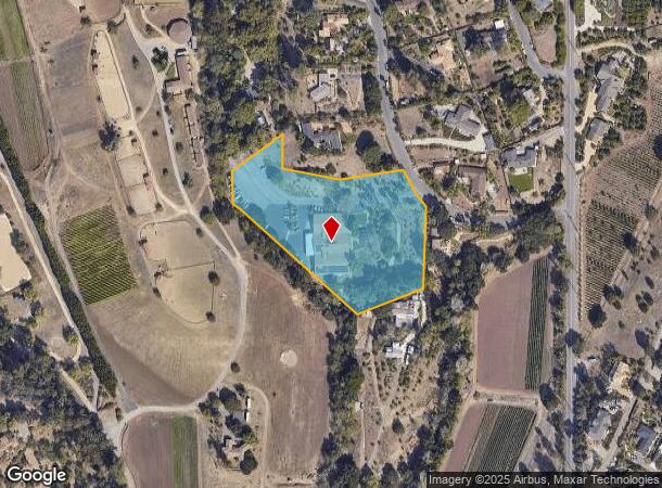  1351 Holiday Hill Rd, Goleta, CA Parcel Map