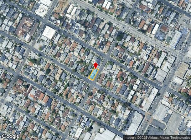 2705 Trinity St, Los Angeles, CA Parcel Map