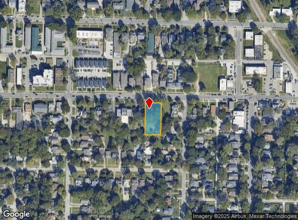 1348 E Cherry St, Springfield, MO Parcel Map