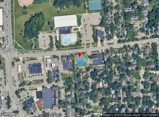 2207 Jackson Ave, Ann Arbor, MI Parcel Map
