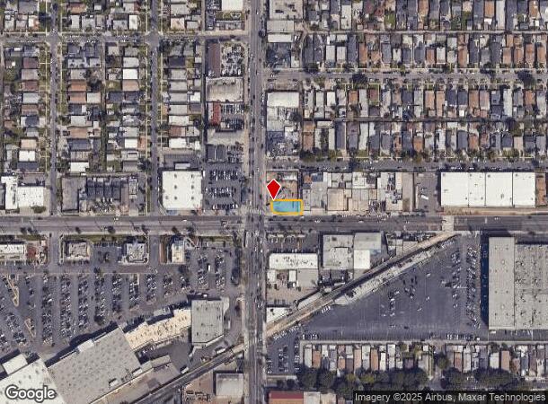  5816 S Western Ave, Los Angeles, CA Parcel Map