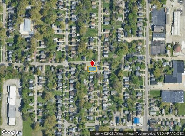  836 Kling St, Akron, OH Parcel Map