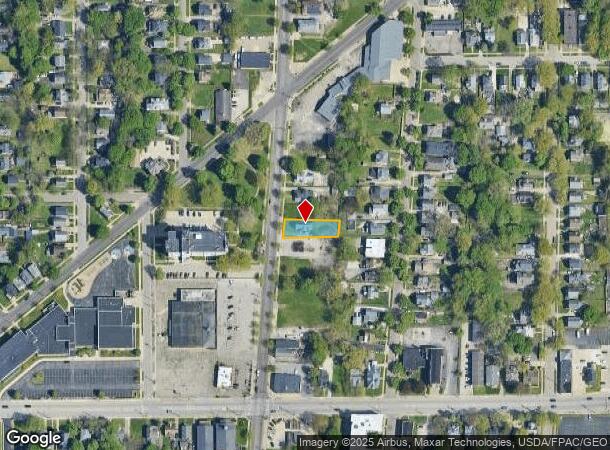  667 N Howard St, Akron, OH Parcel Map