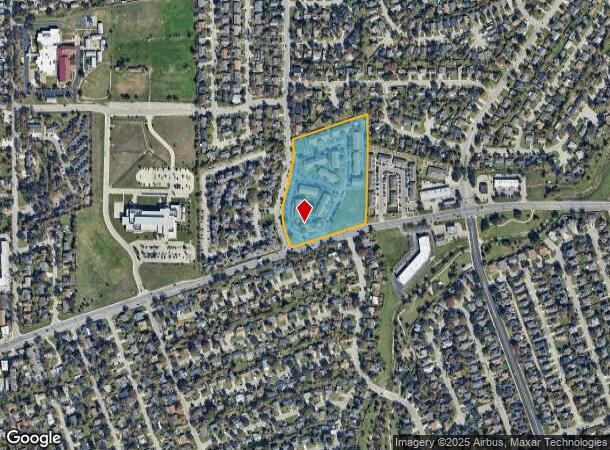 1501 Lawnmont Dr, Round Rock, TX Parcel Map