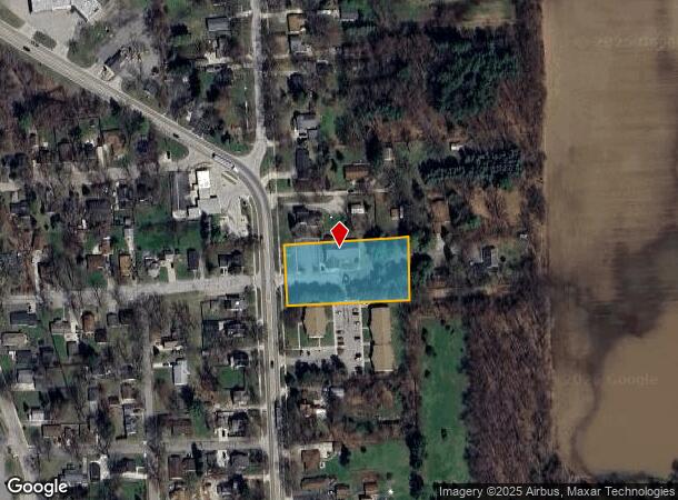 606 N Main St, Almont, MI Parcel Map