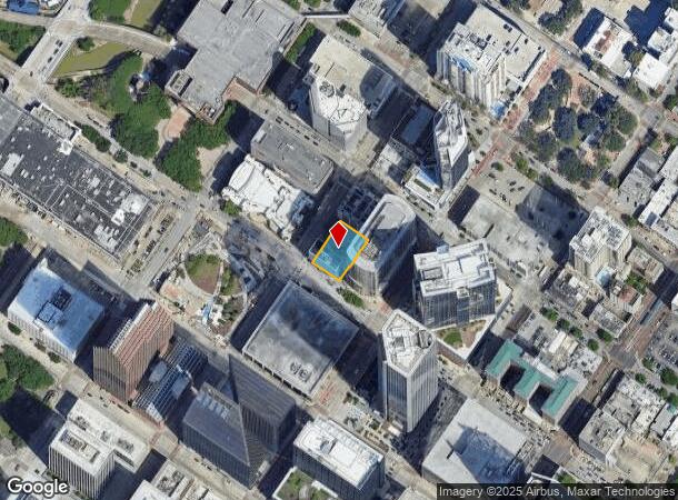  701 Texas St, Houston, TX Parcel Map