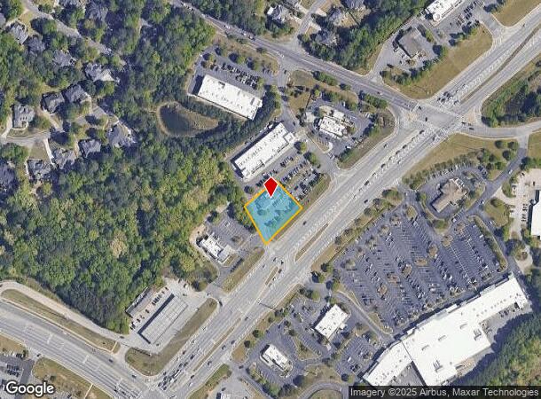  1041 Peachtree Industrial Blvd, Suwanee, GA Parcel Map