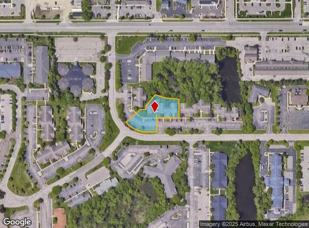  2390 Woodlake Dr, Okemos, MI Parcel Map