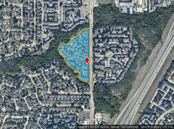  18749 Marsh Ln, Dallas, TX Parcel Map