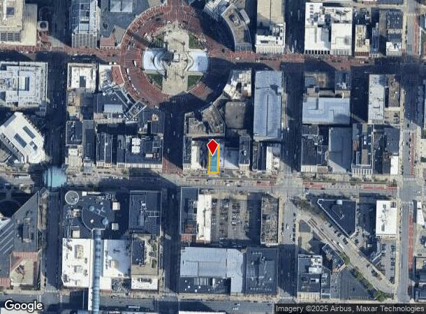  14 E Washington St, Indianapolis, IN Parcel Map