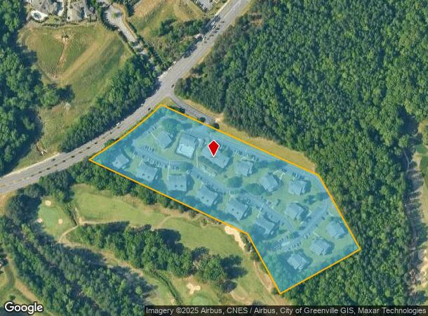  1600 Azalea Hill Dr, Greenville, SC Parcel Map