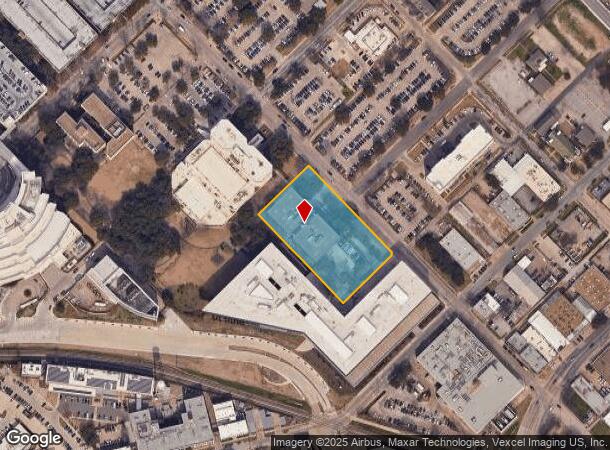  333 N Washington Ave, Dallas, TX Parcel Map