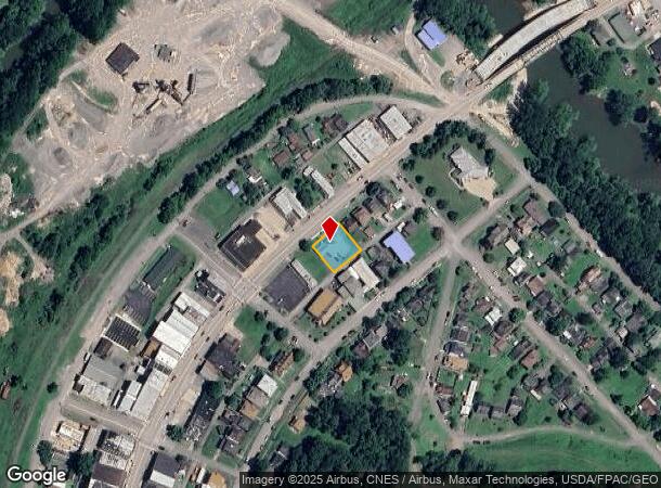 715 Elk St, Gassaway, WV Parcel Map