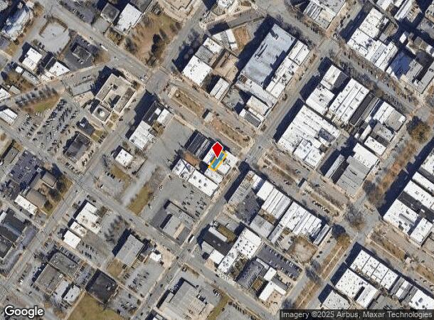 614 Poplar St, Macon, GA Parcel Map