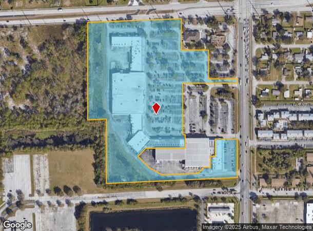  1270 N Wickham Rd, Melbourne, FL Parcel Map