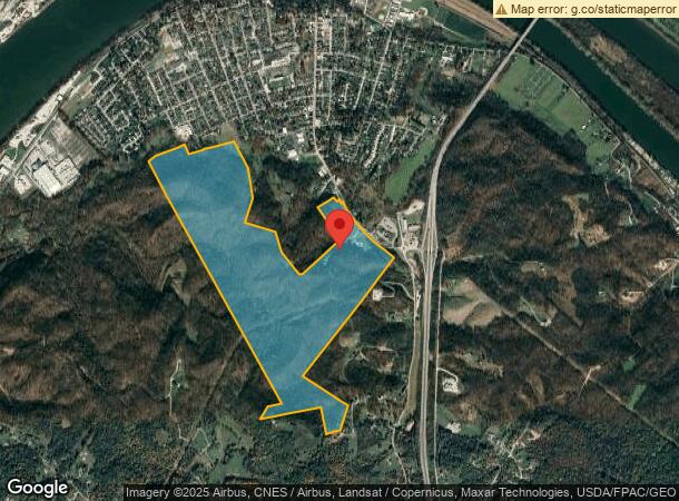  1240 Highland Ave, Williamstown, WV Parcel Map