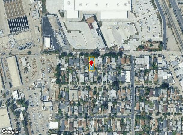 4022 Goodwin Ave, Los Angeles, CA Parcel Map
