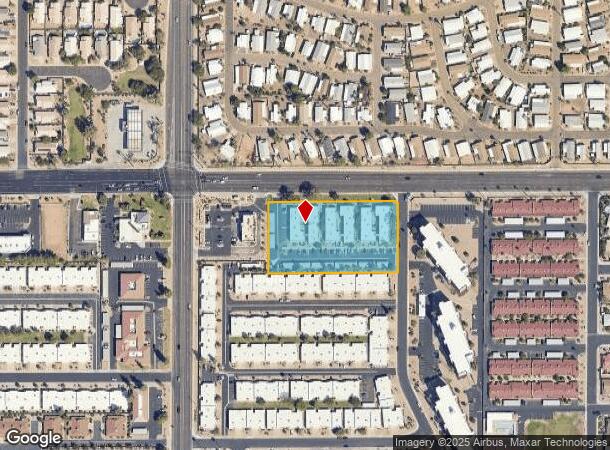  4435 E Broadway Rd, Mesa, AZ Parcel Map